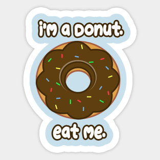 Eat Me Donut Sticker